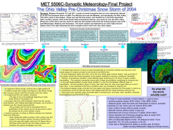 The Ohio Valley Pre-Christmas Snow Storm of 2004