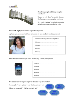 English in Use 1 Self Study Class 2 Describing