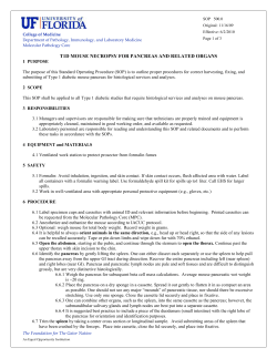 SOP - Molecular Pathology Core