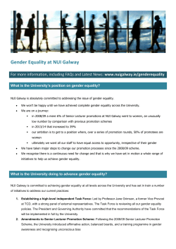 Gender Equality at NUI Galway