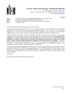 2011 EXECUTIVE COMMITTEE TERMS &ndash; Wholesale