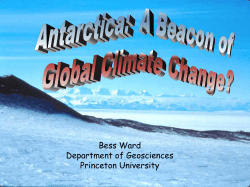 Ice Covered Lakes of Antarctica