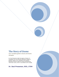 ozone story - saul pressman