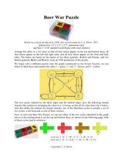 BoerWarPuzzle