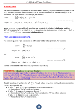 (1.2) Initial-Value Problems