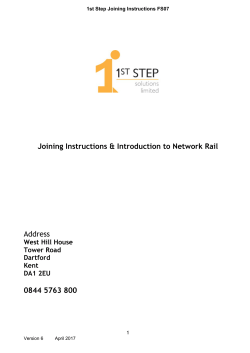 Staff Handbook - 1st Step Solutions Ltd