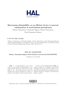Heat-pump dehumidifier as an efficient device to prevent