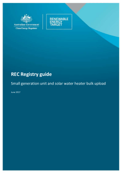 REC Registry SGU-SWH bulk upload guidelines