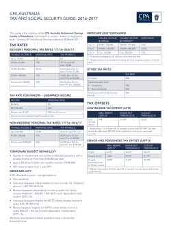 Tax and social security guide 2016-17