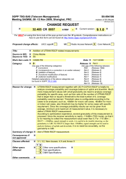 3GPP Change Request