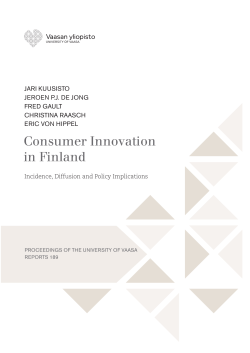 Consumer Innovation in Finland