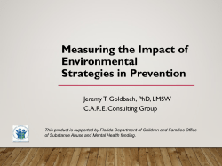 environmental strategies - Florida Alcohol and Drug Abuse