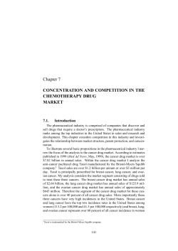 Chapter 7 CONCENTRATION AND COMPETITION IN THE