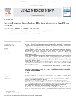 Increased Inspiratory Oxygen Fractions (FIO2) Using a Conventional