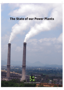 Green Rating of coal-based thermal power sector.qxp:01 The