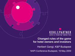 Changes and opportunities for hotel owners
