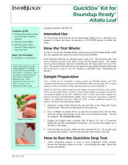 QuickStix&trade; Kit for Roundup Ready
