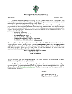 Monsignor Bonner Ice Hockey