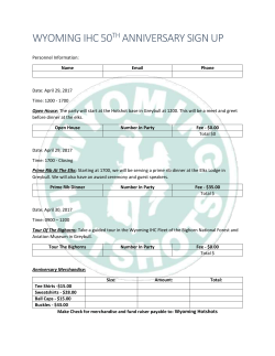 RSVP Forms Are Due By February 10th!