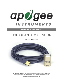 SQ-520 - Apogee Instruments