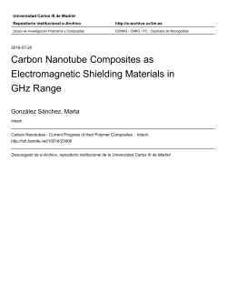 Carbon nanotube composites as electromagnetic shielding