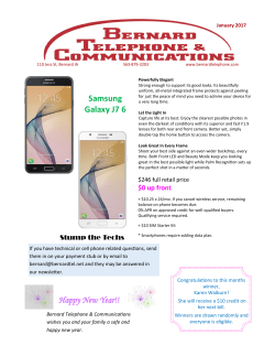 January 2017 - Bernard Telephone