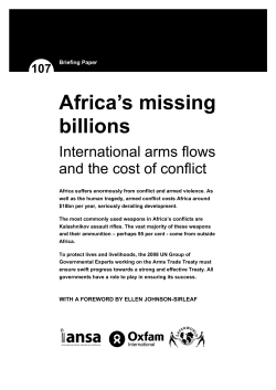 Africa`s Missing Billions