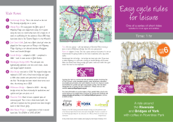 Easy cycle rides for leisure - i