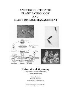 MP-27 An Introduction to Plant Pathology