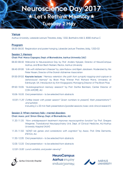 Neuroscience Day 2017
