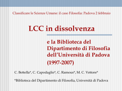 LCC in dissolvenza