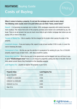 23772 - Costs of Buying