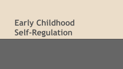 Early Childhood Self