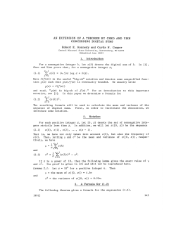 An extension of a theorem by Cheo and Yien concerning digital sums