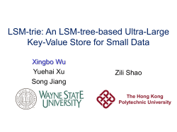 LSM-trie: An LSM-tree-based Ultra-Large Key