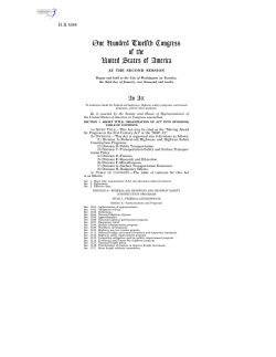 MAP-21 Enrolled Bill - American Public Transportation Association