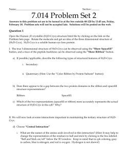 7.014 Problem Set 2