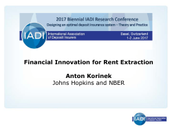 Financial Innovation for Rent Extraction Anton Korinek