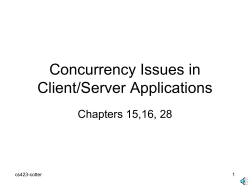 Concurrency