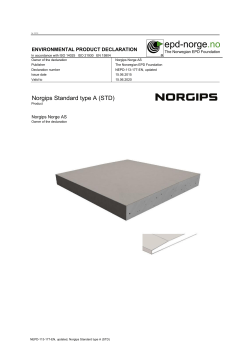 Norgips Standard type A (STD)