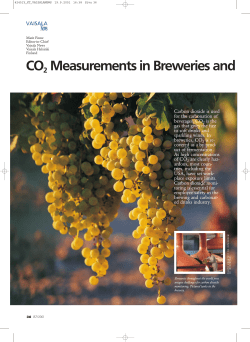 CO2 Measurements in Breweries and