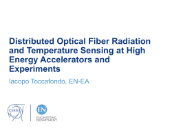 Distributed Optical Fiber Radiation and Temperature