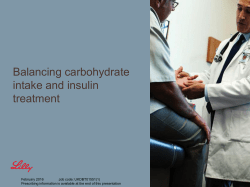 Balancing Carbohydrate