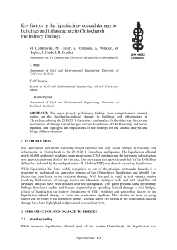 Key factors in the liquefaction-induced damage to buildings and