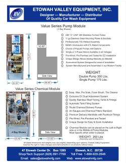Pump And Chemical Module Dimension Spec.cdr