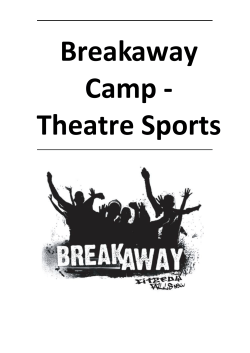 Breakaway Kids Camps Theatre Sports Games