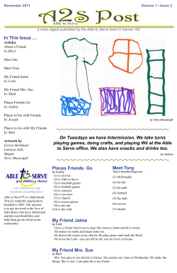 On Tuesdays we have Intermission. We take turns playing games