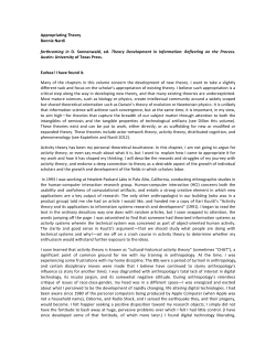 Appropriating Theory Bonnie Nardi forthcoming in D