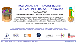 3 Prof E.Merle, MSFR Team, SAMOFAR Summer School, July 2017