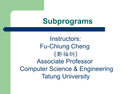 Lecture 1 VHDL: Introduction